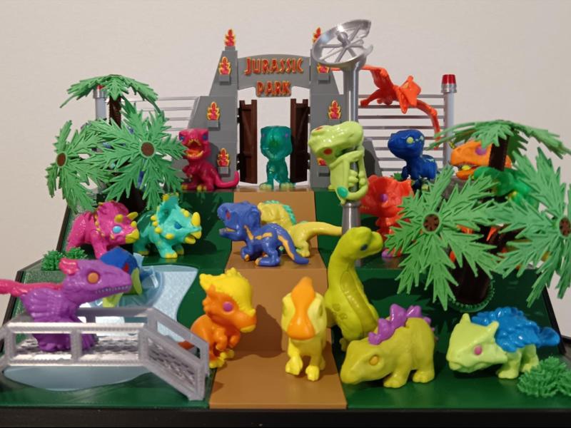 Jurassic World Funko Pop Kinder Dinosaur Diorama