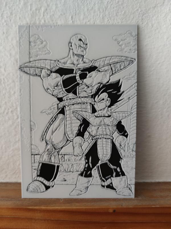Hueforge Nappa y Vegeta