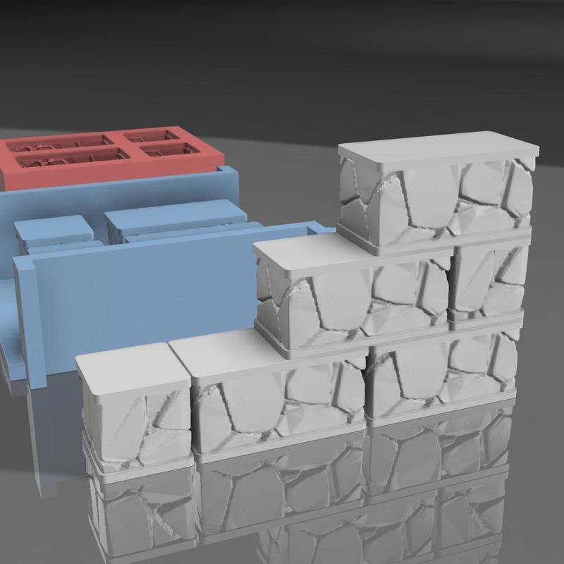 MOLD FOR CEMENT BRICK CASTING