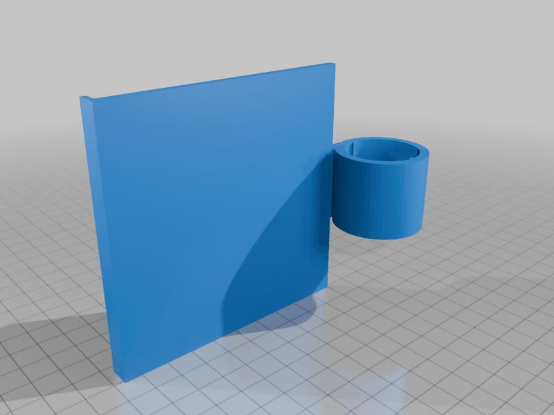 Speaker support for drum