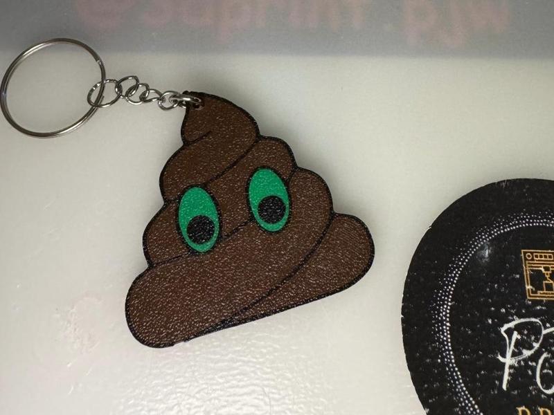 Poop Keychain