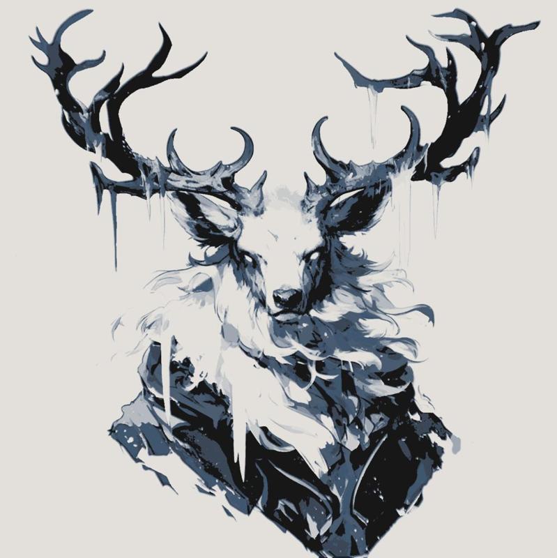 Winter Deer ( Hueforge) 