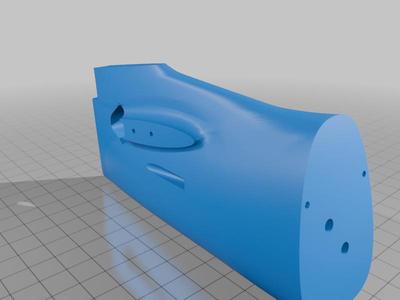 updated tail roughly straightened vertical stabilizer