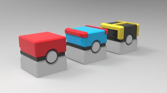 Poké Balls Game Boy Cartridge Case