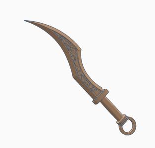 Katarina Dagger STL Keychain- League Of Legends