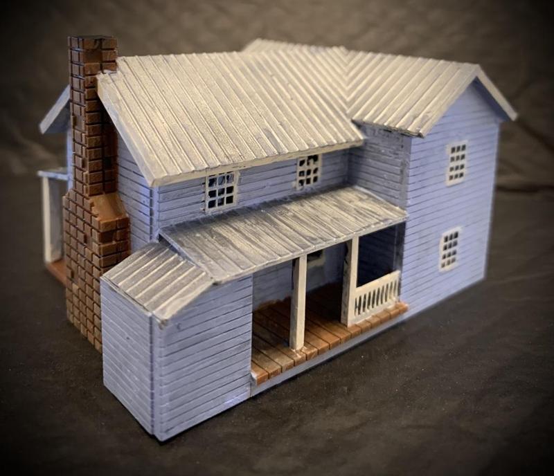 HO Scale Grandmas Farm House