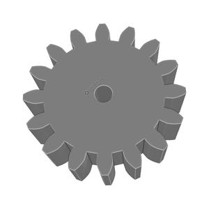 Gear Wheel PLN TTH16 BU00.50 SFT2.0mm - SPN-GWH-0042