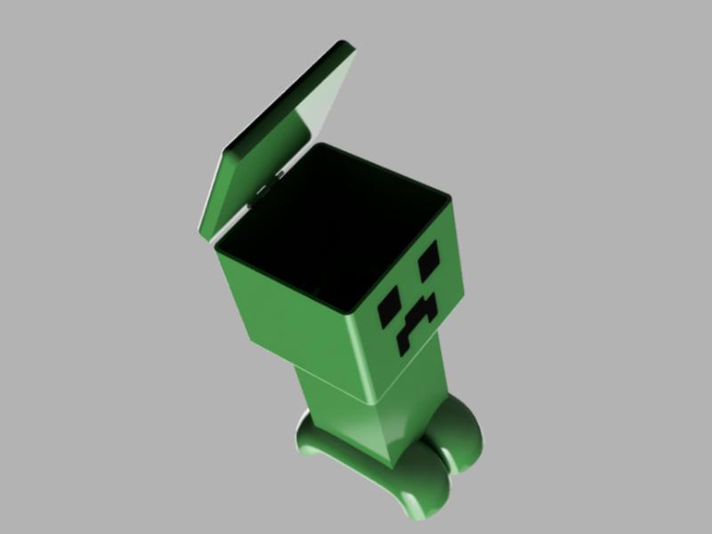 Minecraft movie popcorn creeper