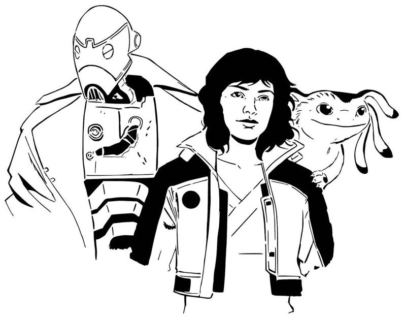 Star Wars Outlaws stencil