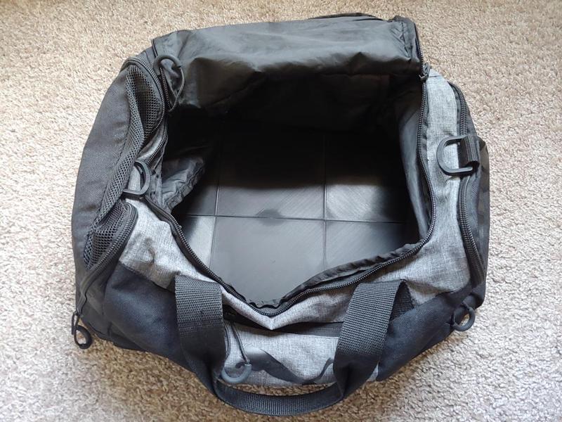 Gym Bag Floor Plate System