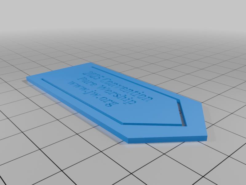 JW 2025 Pure Worship Convention Bookmarks