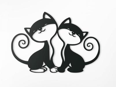 2D Decoration Cats