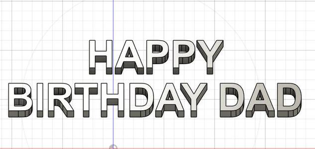 HAPPY BIRTHDAY DAD