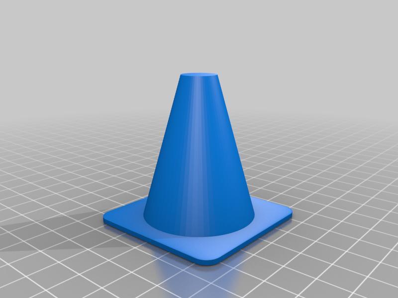 Pylon / Traffic Cone for RC cars