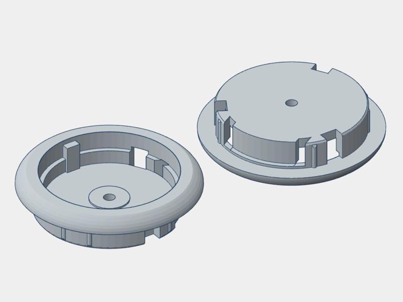 LUCAS Horn Push Ring for Mini Innocenti, Jensen Interceptor,  MG, Triumph TR etc.