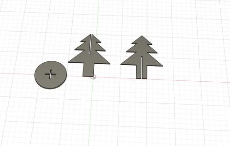 Folding cristmass tree