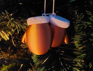 Cozy Christmas Mittens Ornament