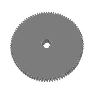 Gear Wheel PLN TTH90 BU01.00 SFT-SHD - SPN-GWH-0340