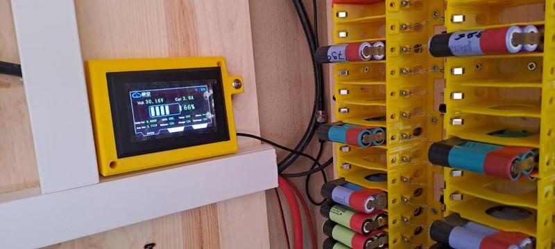 caja de soporte pantalla tactil bms jk 4.3