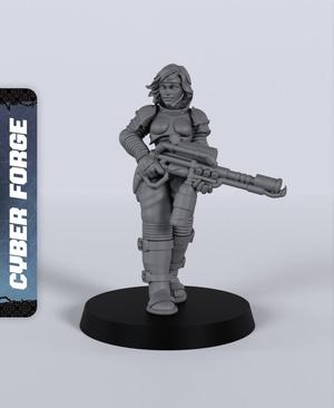 Sally Rey - With Free Cyberpunk  - Sci-Fi Gift Ideas for RPG and Wargamers