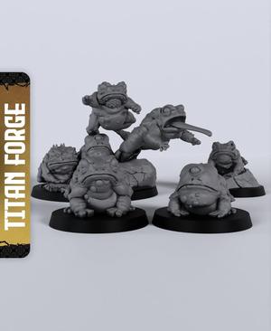 Toad Swarm - With Free Dragon  - 5e DnD Inspired for RPG and Wargamers