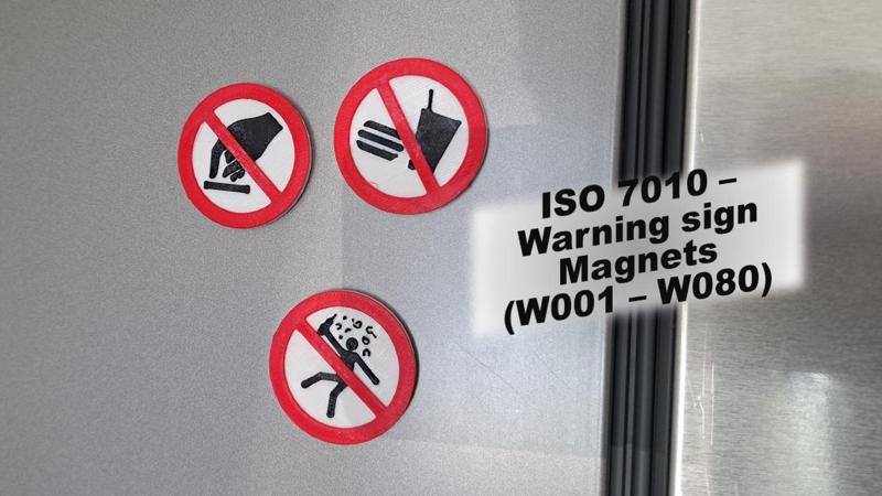 ISO 7010 - Prohibition Sign Magnets