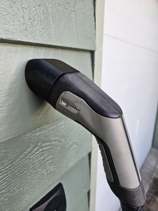 Sleek Wall Mount for EV Plug (Mennekes / Type 2)