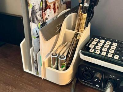 Upright Desk Organizer - Mail, Notebook, Paperwork