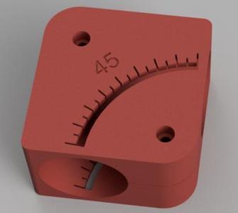 51mm pipe bend / elbow cutting jig