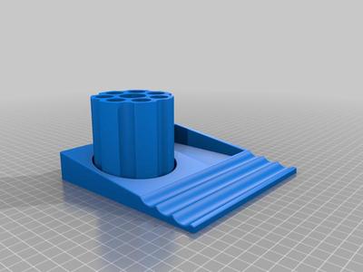 Desk Organizer with a Rotatable Pen Holder
