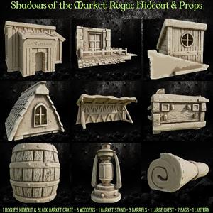 Shadows of the Market: Rogue Hideout & Props