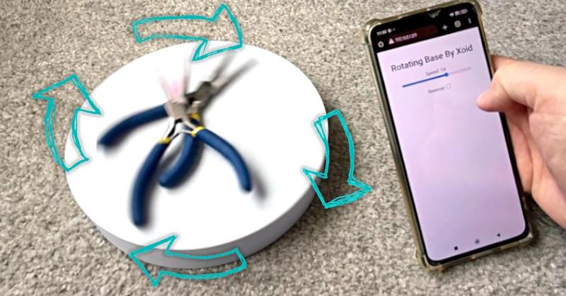 Rotating Base 200mm (Wi-Fi controlled)