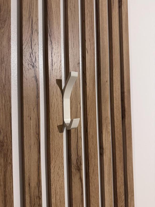 Akustikpaneel Kleiderhaken hidden Screws coathanger mounting hook 