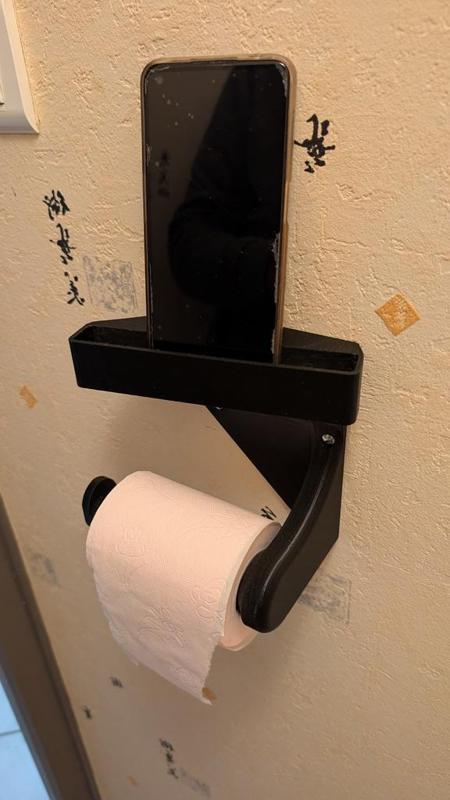 Toilet paper and Smarphone (horizontal & Vertical) holder