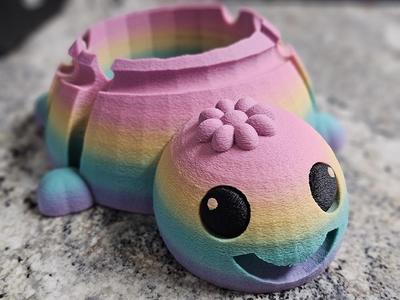 Cute Turtle Planter 3mf