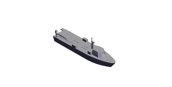 1/350 Scale 85 foot Torpedo Retriever.stl