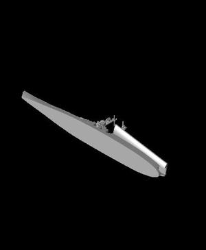 1/350 Scale USS New Jersey Air Capable Battleship.stl