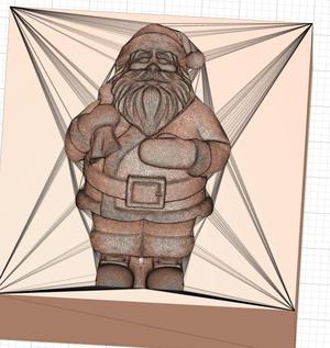 Cookie form - Santa Claus