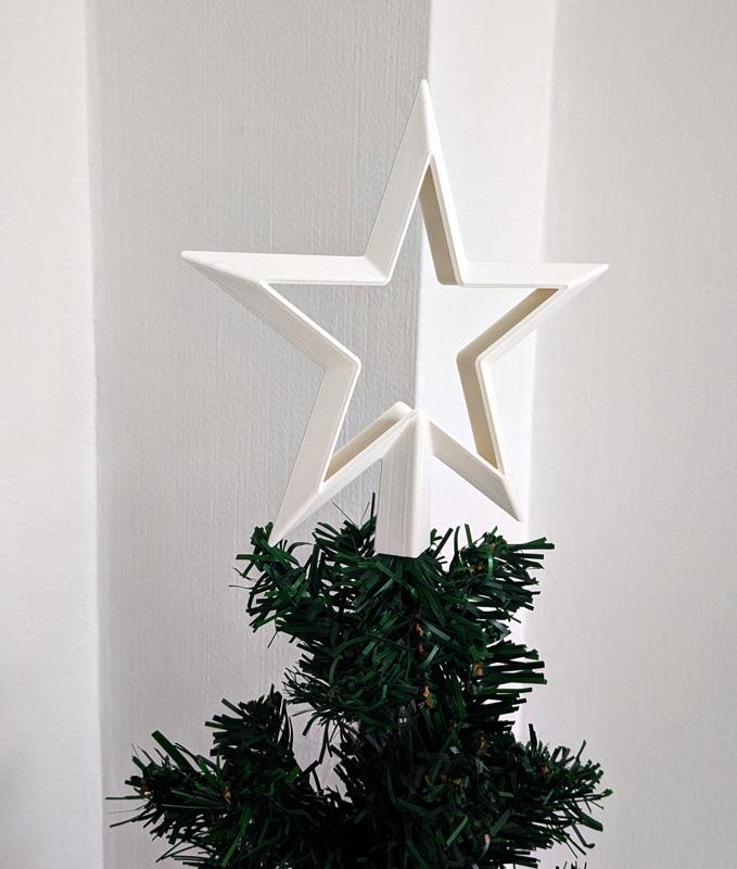 Volumetric Star Christmas Tree Topper