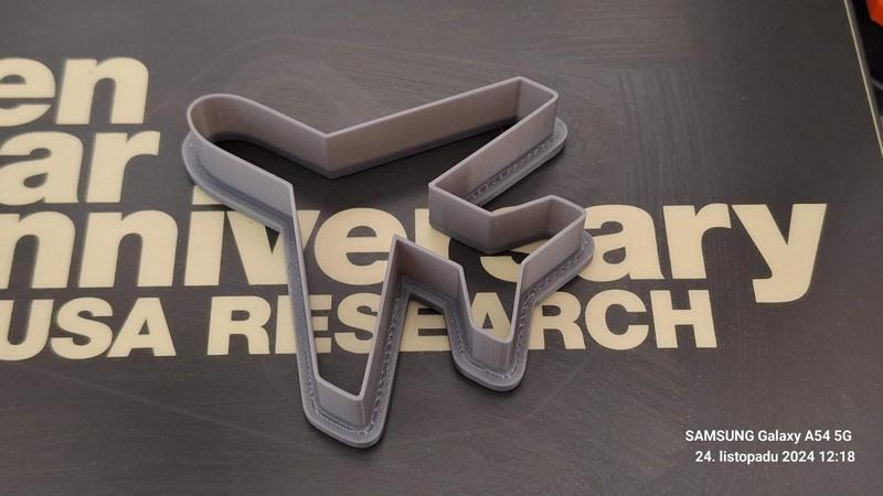 Vykrajovátko na cukroví - tvar letadlo / Cookie cutter - airplane shape