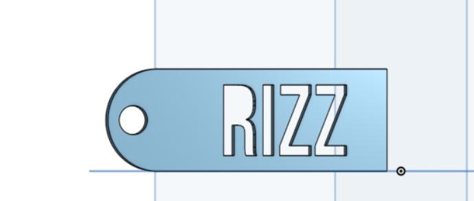 rizz key chain