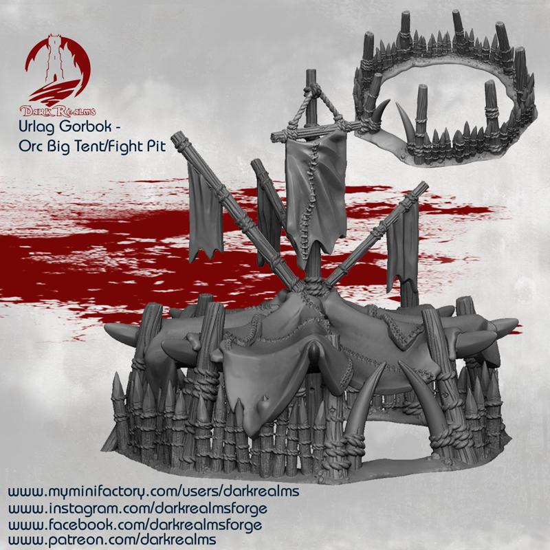 Dark Realms Urlag Gorbok - Orc Big Tent/Fighting Pit