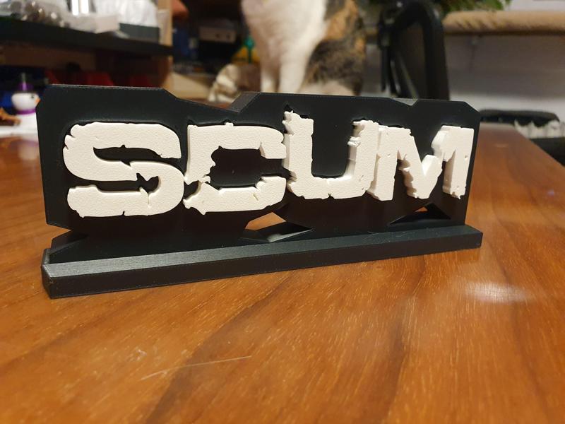SCUM Logo Stand