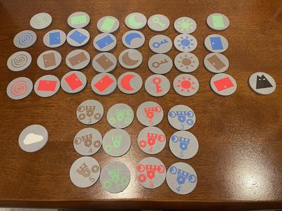 Onirim Card Game- Tokens
