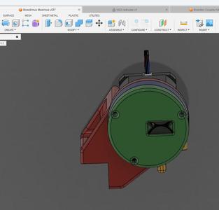 Bowdimus Maximus High Performance Large Gear Bowden Extuder