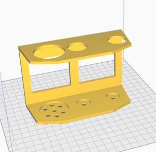 Simple Toothpaste and Toothbrush Holder