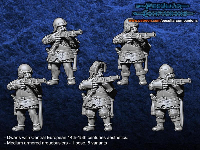 Breton Dwarfs - Arquebusiers