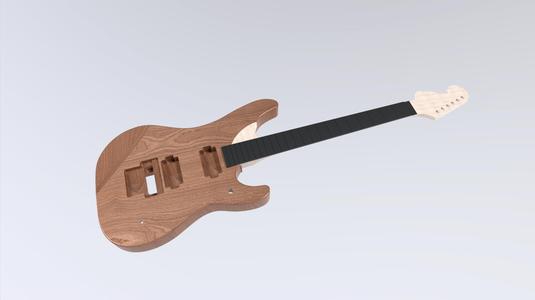 Washburn N4 Nuno Bettencourt Signature radius 12" for CNC