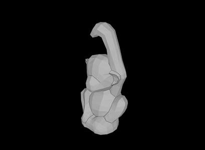 Lego Compatible (14736.dat) Animal Monkey / Orangutan Baby