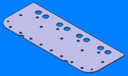 SBC Cylinder Head Plate
